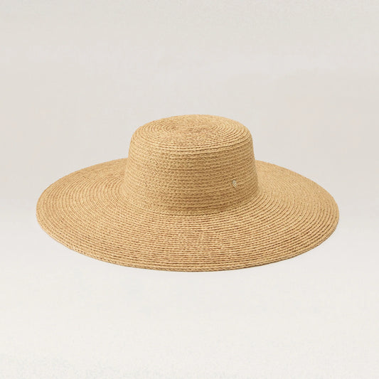 NATHALIA RAFFIA BRAID HAT