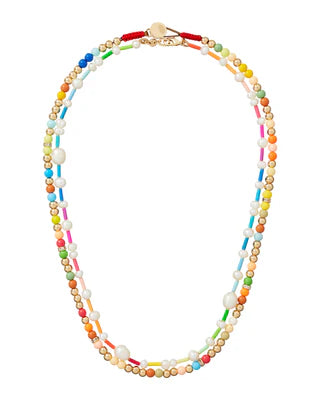 The Happy Baby Bead Necklace Duo