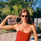 HEIDI 12K Matte Black Fade Chrome+ Blonde Venezia Sunglasses