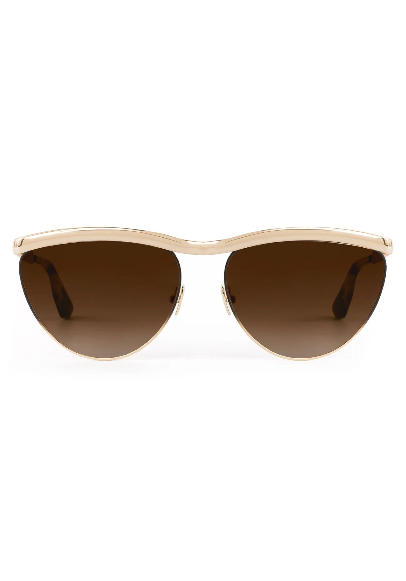 HEIDI 12K Matte Black Fade Chrome+ Blonde Venezia Sunglasses