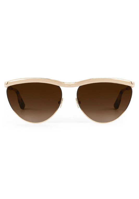 HEIDI 12K Matte Black Fade Chrome+ Blonde Venezia Sunglasses