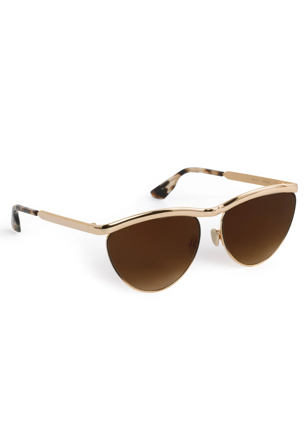 HEIDI 12K Matte Black Fade Chrome+ Blonde Venezia Sunglasses