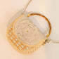 Etrusca Fleur Bamboo Bag Beige