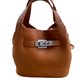 Leather Crossbody Bag Tan
