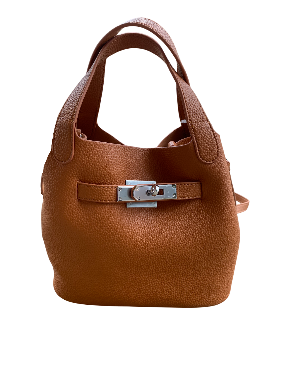 Leather Crossbody Bag Tan