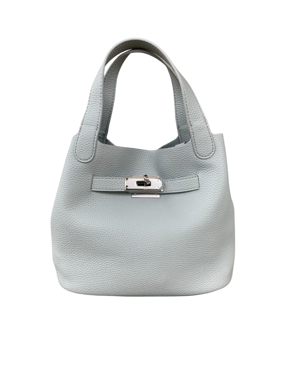 Leather Crossbody Bag Blue