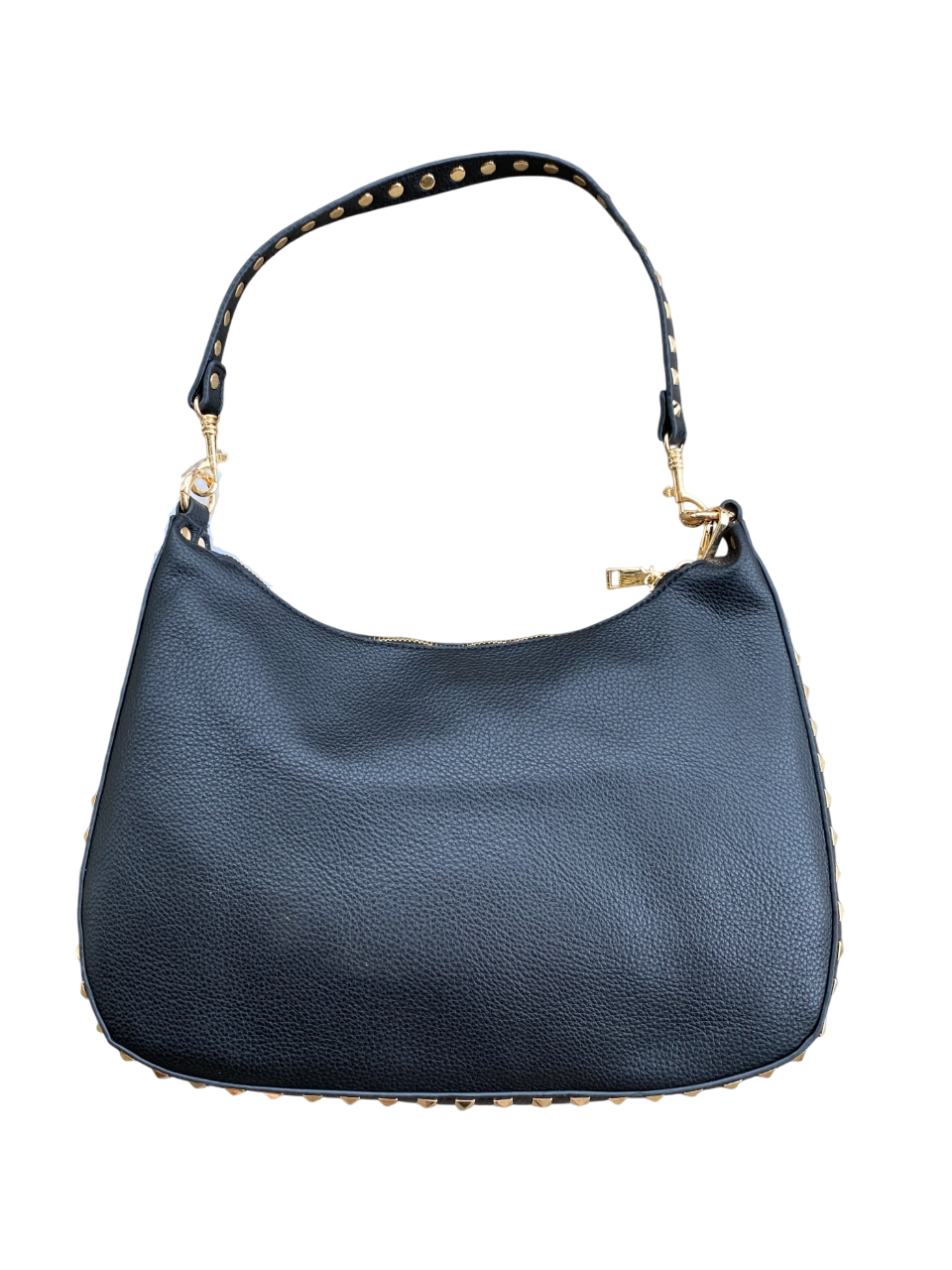 Leather Shoulder Bag Black