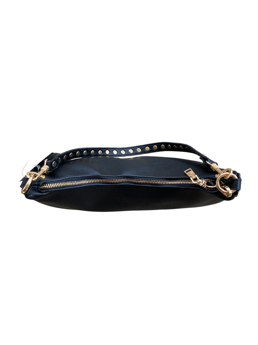 Leather Shoulder Bag Black