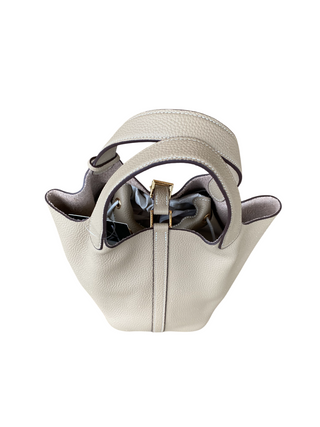 Leather Handbag Sand