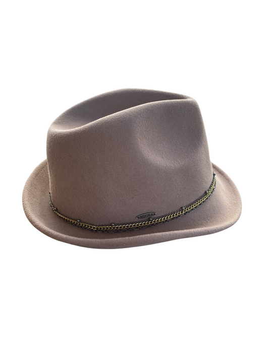 Fedora Wool Felt Hat Brown