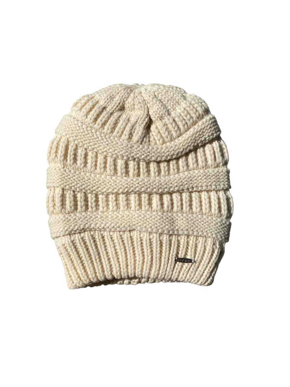Knitted Beanie Ivory