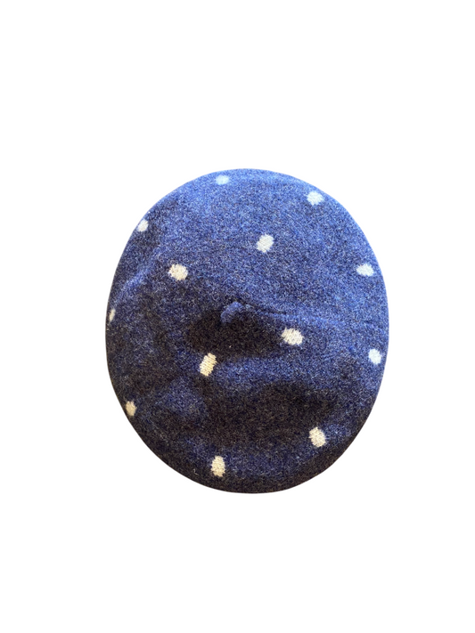Wool Beret Blue