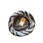 Wool Beret Grey Abstract