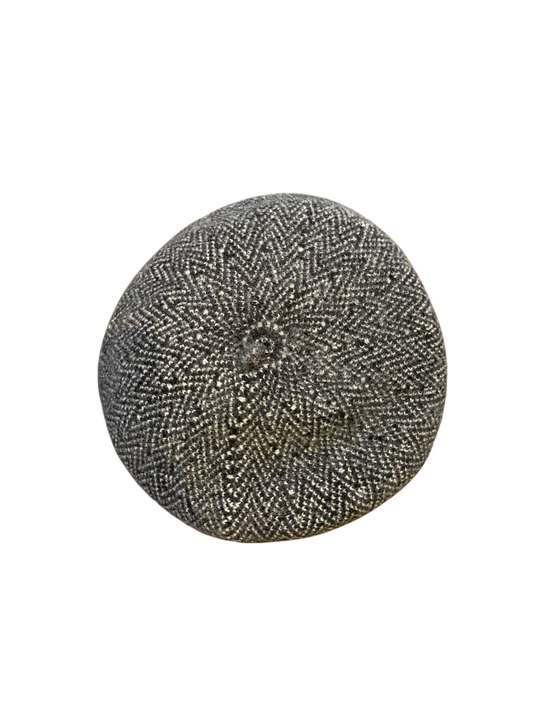 Wool Beret Grey ZigZag