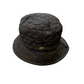 Quilted Bucket Hat Black