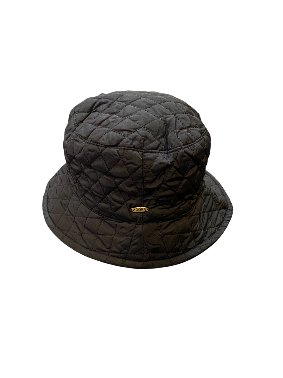 Quilted Bucket Hat Black