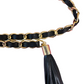 Gwen Leather & Chain Belt