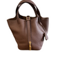Leather Handbag Chocolate