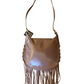 Shoulder Bag Brown Fringe