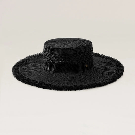 IVY RAFFIA BOATER