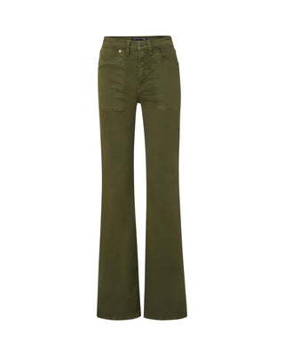 Crosbie Slim Wide-Leg Pant With Patch Pockets