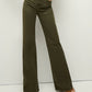 Crosbie Slim Wide-Leg Pant With Patch Pockets