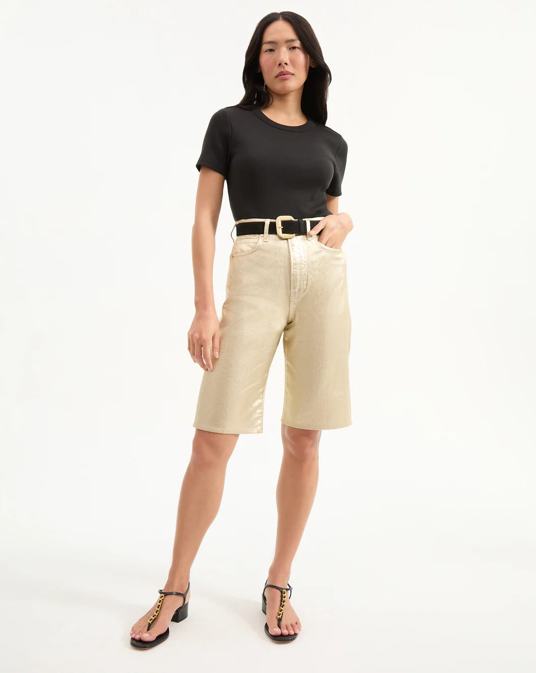 Charlotte Longline Metallic Short