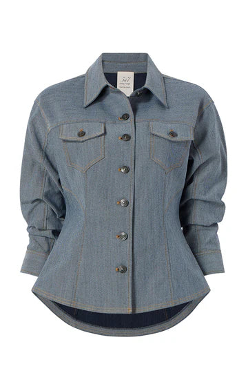 Reverse Scrunched Canyon Jean Jacket