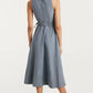 DARK WASH ZELDA JEAN DRESS