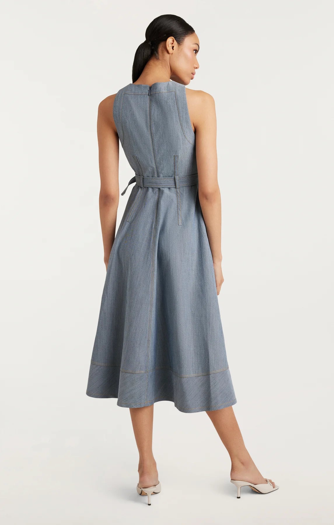 DARK WASH ZELDA JEAN DRESS