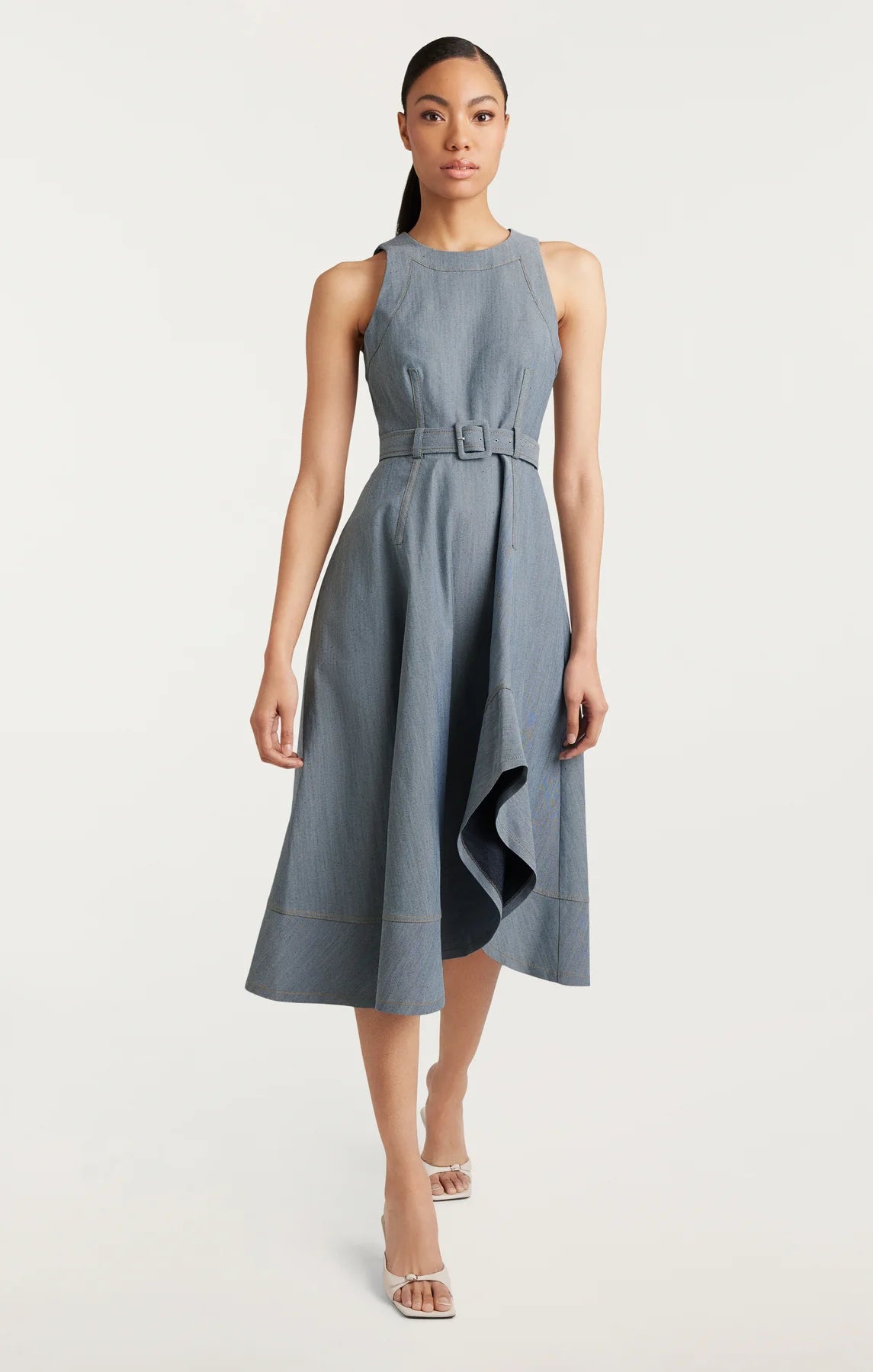 DARK WASH ZELDA JEAN DRESS