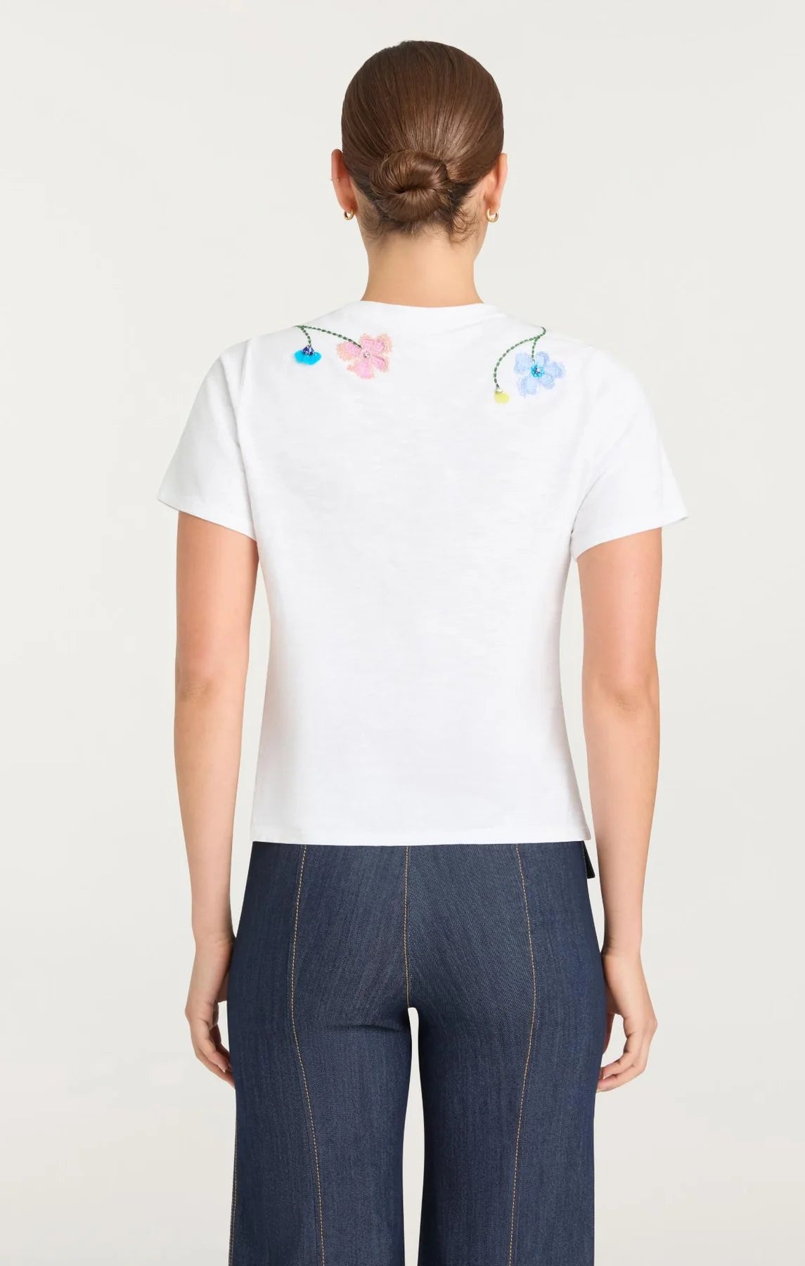 Floral Vine Shrunken Tee