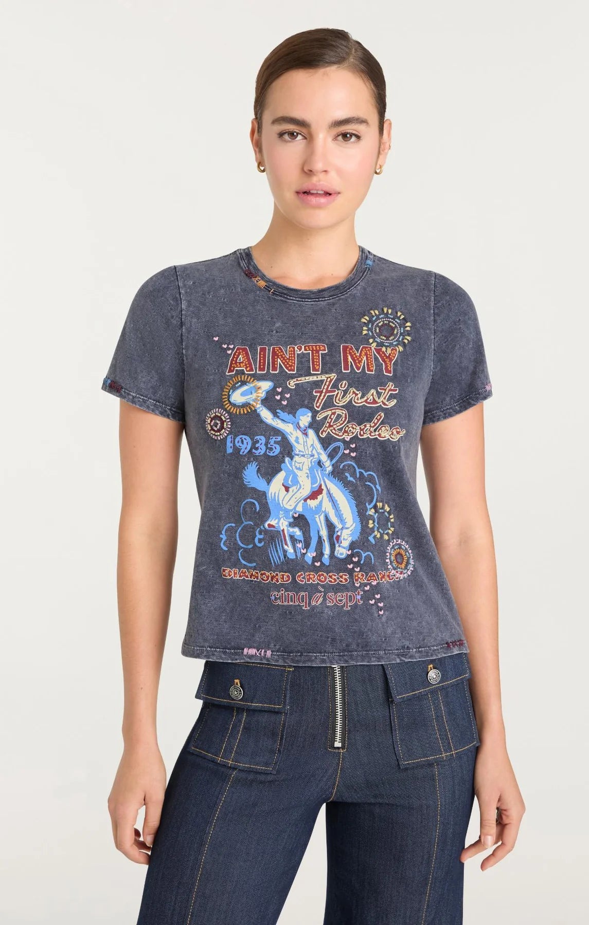 Bespoke Ain't My First Rodeo Shrunken Tee