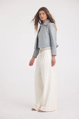 Julie Burnished Leather Jacket