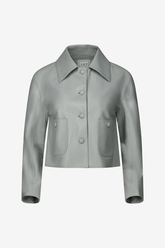 Julie Burnished Leather Jacket