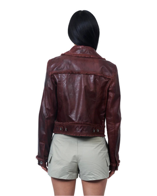 Hayden Vintage Leather Jacket Port