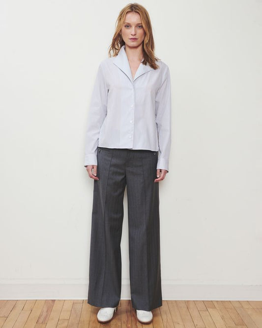 Avenue Pant - Grey Stripe