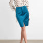 Spotted Kaila Tie Neck Button Front Blouse