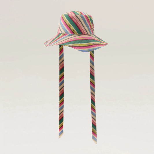 KIYOMA STRIPE BUCKET HAT
