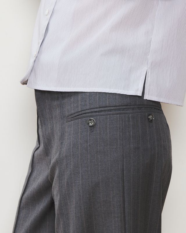 Avenue Pant - Grey Stripe