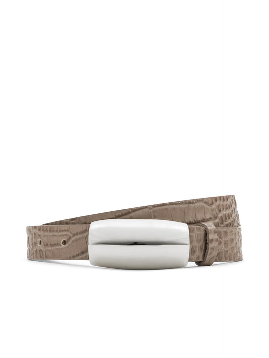 Cappuccino Marlowe Leather Belt