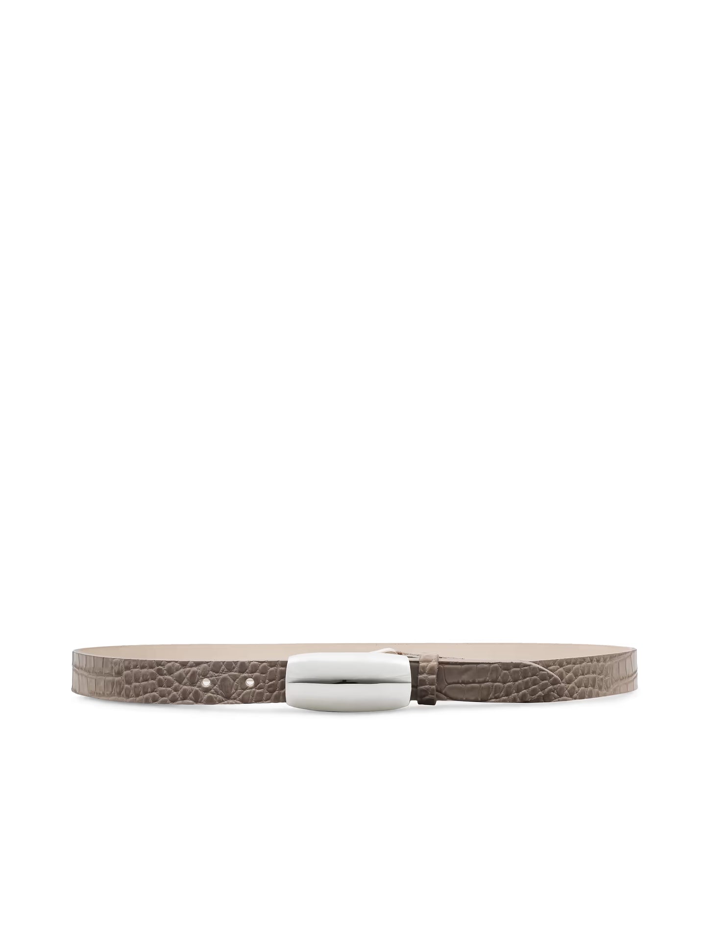 Cappuccino Marlowe Leather Belt