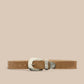 Otera Suede Belt - Cappuccino