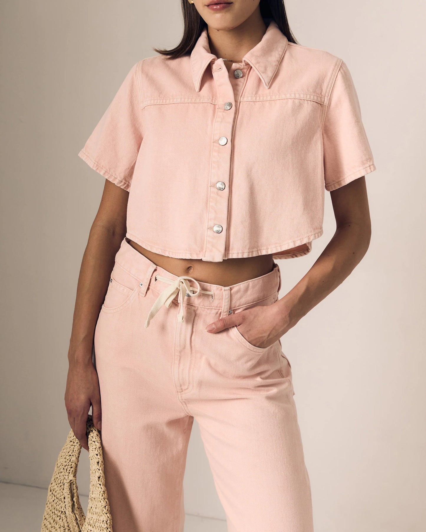 Short Sleeve Swing Shirt - Peachy