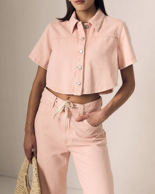Short Sleeve Swing Shirt - Peachy