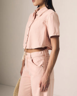 Short Sleeve Swing Shirt - Peachy