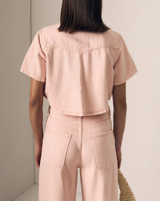 Short Sleeve Swing Shirt - Peachy