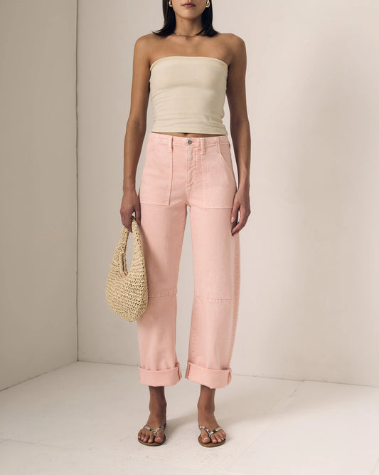 Utility Soft Barrel Pant - Peachy
