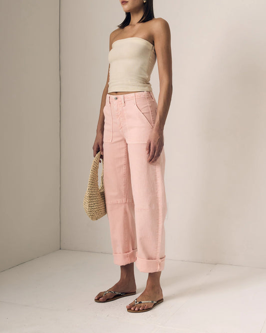 Utility Soft Barrel Pant - Peachy