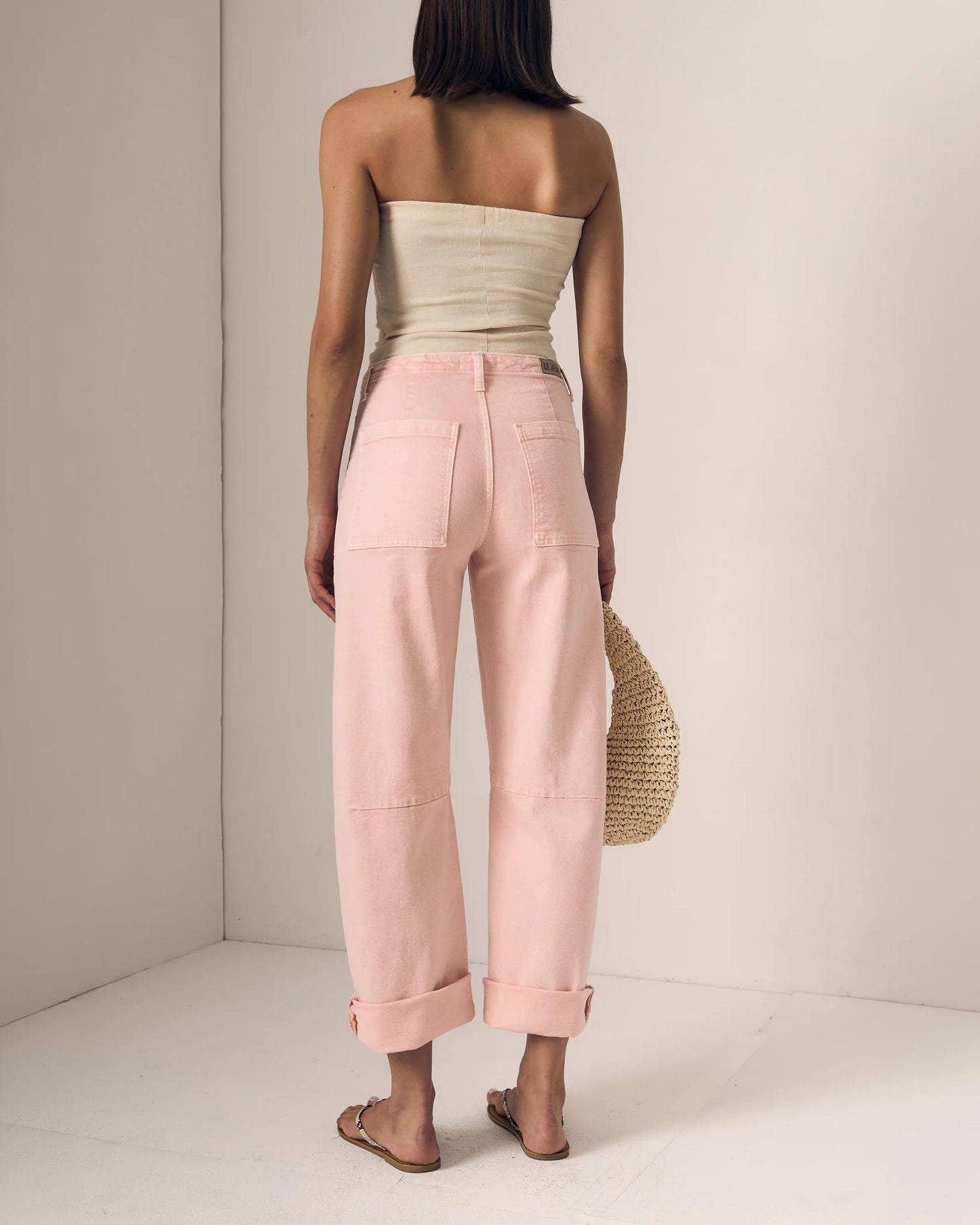 Utility Soft Barrel Pant - Peachy